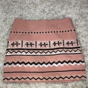 Cute beaded pink skirt